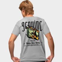 Camisa Camiseta Genuine Grit Masculina Estampada Algodão 30.1 Always Make Money Camisa Camiseta Genuine Grit Masculina Estampada Algodão 30.1 Always Make Money