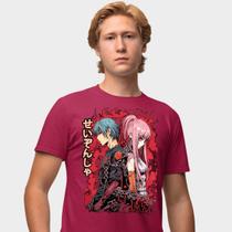 Camisa Camiseta Genuine Grit Masculina Estampada Algodão 30.1 Animes