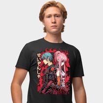 Camisa Camiseta Genuine Grit Masculina Estampada Algodão 30.1 Animes