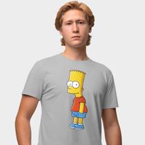 Camisa Camiseta Genuine Grit Masculina Estampada Algodão 30.1 Bart Simpson