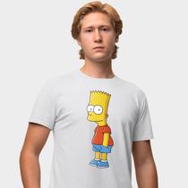 Camisa Camiseta Genuine Grit Masculina Estampada Algodão 30.1 Bart Simpson