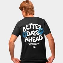 Camisa Camiseta Genuine Grit Masculina Estampada Algodão 30.1 Better Days Ahead