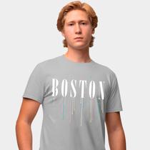 Camisa Camiseta Genuine Grit Masculina Estampada Algodão 30.1 Boston