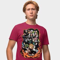 Camisa Camiseta Genuine Grit Masculina Estampada Algodão 30.1 Demon Slayer Hashiras