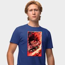 Camisa Camiseta Genuine Grit Masculina Estampada Algodão 30.1 Demon Slayer Kamado Tanjiro