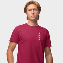 Camisa Camiseta Genuine Grit Masculina Estampada Algodão 30.1 Demon Slayer Tanjiro Kamado