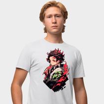 Camisa Camiseta Genuine Grit Masculina Estampada Algodão 30.1 Demon Slayer Tanjiro