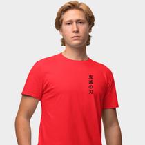 Camisa Camiseta Genuine Grit Masculina Estampada Algodão 30.1 Demon Slayer Zenitsu Agatsuma