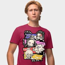 Camisa Camiseta Genuine Grit Masculina Estampada Algodão 30.1 Demon Slayer