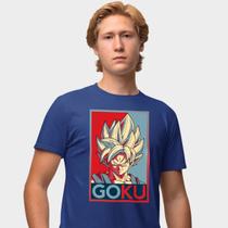 Camisa Camiseta Genuine Grit Masculina Estampada Algodão 30.1 Dragon Ball Goku