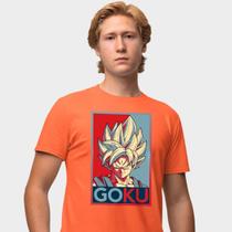 Camisa Camiseta Genuine Grit Masculina Estampada Algodão 30.1 Dragon Ball Goku