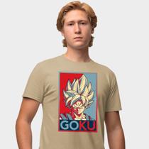 Camisa Camiseta Genuine Grit Masculina Estampada Algodão 30.1 Dragon Ball Goku