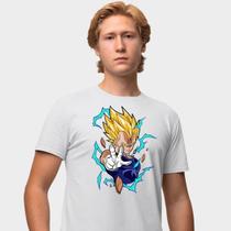 Camisa Camiseta Genuine Grit Masculina Estampada Algodão 30.1 Dragon Ball Majin Vegeta