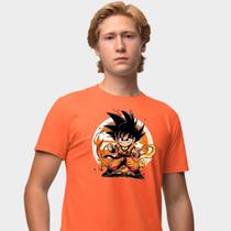 Camisa Camiseta Genuine Grit Masculina Estampada Algodão 30.1 Dragon Ball Mini Goku