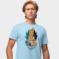 Camisa Camiseta Genuine Grit Masculina Estampada Algodão 30.1 Dragon Ball Vegeta Saiyajin