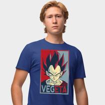 Camisa Camiseta Genuine Grit Masculina Estampada Algodão 30.1 Dragon Ball Vegeta