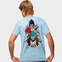 Camisa Camiseta Genuine Grit Masculina Estampada Algodão 30.1 Dragon Ball Z Vegeta