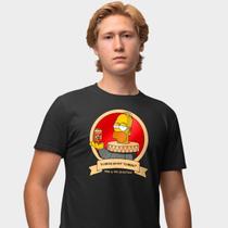 Camisa Camiseta Genuine Grit Masculina Estampada Algodão 30.1 Homer Simpson Duff