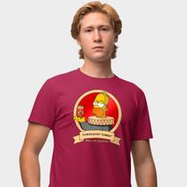 Camisa Camiseta Genuine Grit Masculina Estampada Algodão 30.1 Homer Simpson Duff