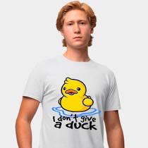 Camisa Camiseta Genuine Grit Masculina Estampada Algodão 30.1 I Don't Give a Duck