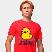 Camisa Camiseta Genuine Grit Masculina Estampada Algodão 30.1 I Don't Give a Duck