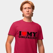 Camisa Camiseta Genuine Grit Masculina Estampada Algodão 30.1 I Love My Girlfriend