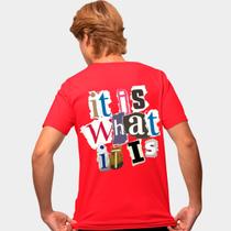 Camisa Camiseta Genuine Grit Masculina Estampada Algodão 30.1 It Is Wath It Is