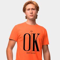 Camisa Camiseta Genuine Grit Masculina Estampada Algodão 30.1 It's Ok Don't Worry