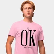 Camisa Camiseta Genuine Grit Masculina Estampada Algodão 30.1 It's Ok Don't Worry