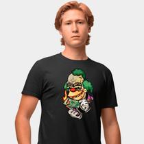 Camisa Camiseta Genuine Grit Masculina Estampada Algodão 30.1 Joker Simpsons