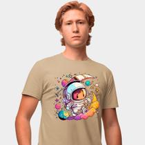 Camisa Camiseta Genuine Grit Masculina Estampada Algodão 30.1 Mini Astronaut
