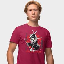 Camisa Camiseta Genuine Grit Masculina Estampada Algodão 30.1 My Hero Academia Aizawa