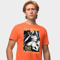 Camisa Camiseta Genuine Grit Masculina Estampada Algodão 30.1 My Hero Academia All Might