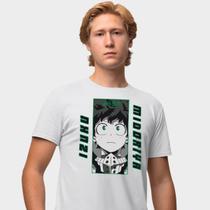 Camisa Camiseta Genuine Grit Masculina Estampada Algodão 30.1 My Hero Academia Izuki Midoriya