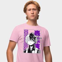 Camisa Camiseta Genuine Grit Masculina Estampada Algodão 30.1 My Hero Academia Todoroki