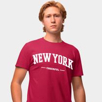 Camisa Camiseta Genuine Grit Masculina Estampada Algodão 30.1 New York