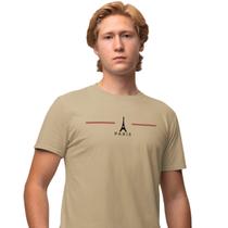 Camisa Camiseta Genuine Grit Masculina Estampada Algodão 30.1 Paris