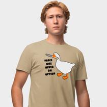 Camisa Camiseta Genuine Grit Masculina Estampada Algodão 30.1 Peace Was Never An Option