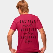 Camisa Camiseta Genuine Grit Masculina Estampada Algodão 30.1 Positive Life