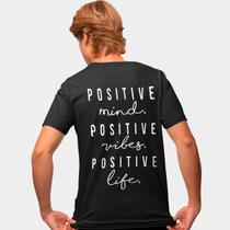 Camisa Camiseta Genuine Grit Masculina Estampada Algodão 30.1 Positive Life