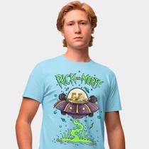 Camisa Camiseta Genuine Grit Masculina Estampada Algodão 30.1 Rick e Morthy