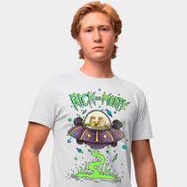 Camisa Camiseta Genuine Grit Masculina Estampada Algodão 30.1 Rick e Morthy