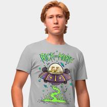 Camisa Camiseta Genuine Grit Masculina Estampada Algodão 30.1 Rick e Morthy