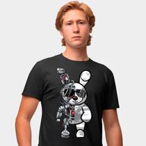 Camisa Camiseta Genuine Grit Masculina Estampada Algodão 30.1 Robot Bear