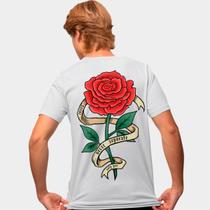 Camisa Camiseta Genuine Grit Masculina Estampada Algodão 30.1 Roses