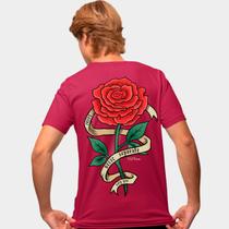 Camisa Camiseta Genuine Grit Masculina Estampada Algodão 30.1 Roses