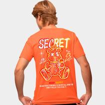 Camisa Camiseta Genuine Grit Masculina Estampada Algodão 30.1 Secret Keep Happy