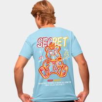 Camisa Camiseta Genuine Grit Masculina Estampada Algodão 30.1 Secret Keep Happy