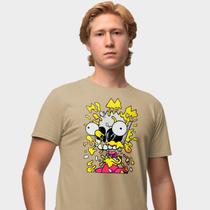 Camisa Camiseta Genuine Grit Masculina Estampada Algodão 30.1 Simpsons Bart