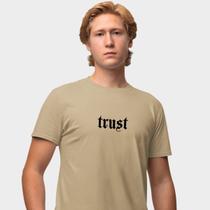 Camisa Camiseta Genuine Grit Masculina Estampada Algodão 30.1 Trust